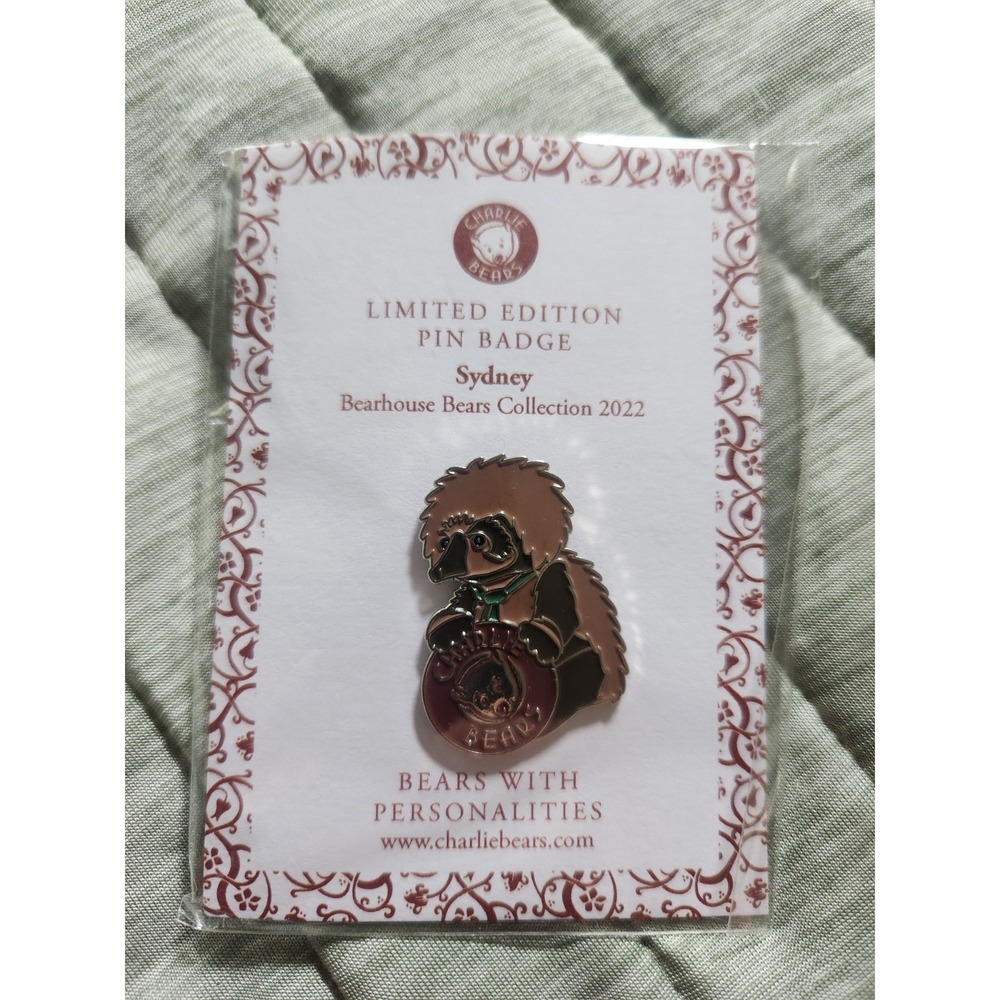 Charlie Bears Limited Edition 300 Pin Badge Sydney 2022 NEW